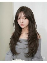 アリー 原宿 表参道(ALLY)&nbsp;ALLY稲木　人気レイヤースタイル可愛いいナチュラルベージュ