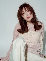 ファルファラ(farfara)&nbsp;【farfara】顔まわりカット/ハッシュカット/オレンジブラウン