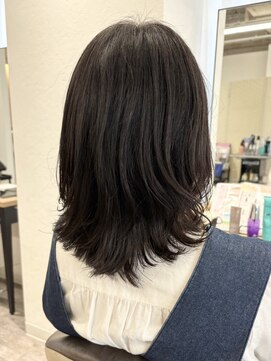 ウイ バイ ファースト 北四番丁店(u'i by first) デジタルパーマ ミディアムレイヤー ゆるくびれ