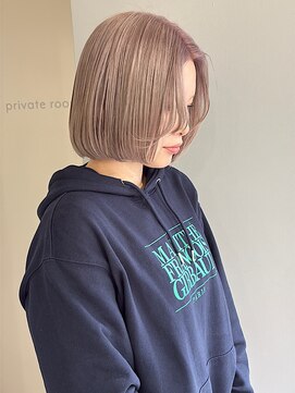 シア(sia) ハイトーン韓国ボブ切りっぱなしボブタイトボブタッセルボブ韓国
