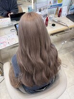 ケンジ 平塚ラスカ店(KENJE)&nbsp;ミルクティーブロンド/ダークブルー/デジタルパーマ/平塚駅