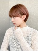 ハンサムショート/丸みショートボブ/20代30代40代50代/顔周り