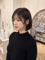 シュガー ヘアアンドネイル 仙台(SUGAR)&nbsp;韓国風盛れる暗髪ボブ♪