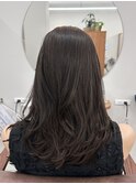 お上品レイヤー×透明感グレージュ