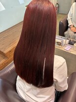 ピエドプールポッシュ(PiED DE POULE POCHE)&nbsp;ブリーチ無しレッドヘアカラー