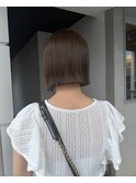 まろやかブラウン × プツッとボブ