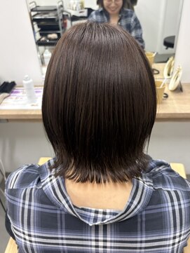 ヘアーアートシフォン 池袋西口店(Hair art chiffon) ハッシュカット/グレージュ/デザインカラー/白髪ぼかし/縮毛矯正