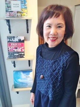 ヘアーデザイン シュシュ(hair design Chou Chou by Yone) ☆ChouChou ☆斜めバング×母世代に人気のボブ♪