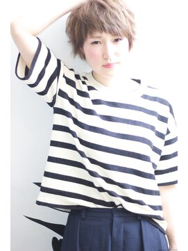 アグラン 梅田本店(a Gland) 大人可愛い!シースルーアシメショート