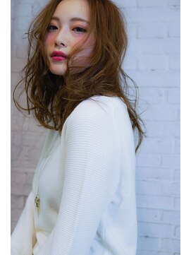 アース 北浦和店(HAIR&MAKE EARTH) 大人カワイイ☆ほつれウェーブセミディ