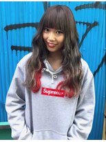 エクステ専門店あるじゃんすー 柏店&nbsp;Redインナーカラー#エクステ#柏#グラデーションカラー