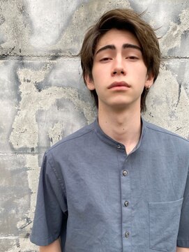 カゼ ダイカンヤマ Kaze DAIKANYAMA グレーベージュアップバングレイヤーショート