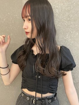 ロンド 表参道店(Lond) 【Lond倉崎涼】前髪シースルーと波ウェーブで色っぽロング