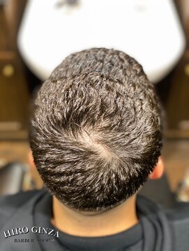 ヒロギンザ 横浜店(HIRO GINZA) 濡れパンスキンフェード