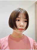 顔周りレイヤーボブ