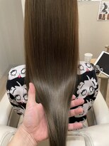 ロンド(ROND) ヤンチャな黄色髪から透明感と落ち着きオリーブベージュに変身♪