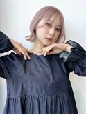 20代30代大人かわいいチョコレートカラーレイヤーショートボブ 