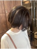 シースルーボブ