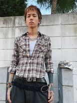 サル 代官山(SAL)&nbsp;【SAL】ムラ染前髪ぱっつんshort＊菅原誠＊