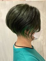 ヘアーリゾートガーデン 南林間店(Hair Resort Garden)&nbsp;グリン/緑色/インナーバレイヤージュ