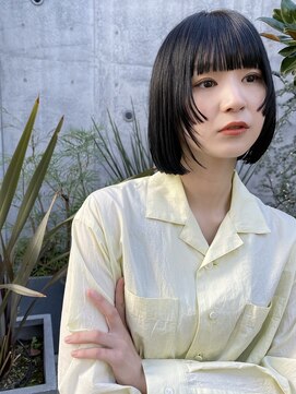 センスヘア(SENSE Hair) ぱつっとデザインボブ