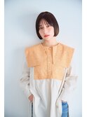 ニュアンス前髪暗髪ボブ