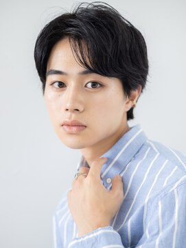 モッズヘア メン 新所沢店(mod's hair men) ビジカジOKな万能ネイビーブラックショートスタイルa新所沢