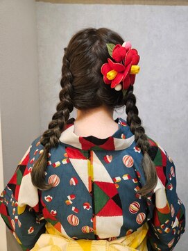 ウィスプ 赤羽店(wisp) 和装ヘアアレンジ ヘアセット 浴衣夏祭りのおしゃれに#2
