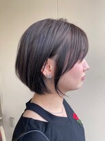 カシェ リタ ヘアー(CACHE'&RITA HAIR)&nbsp;ショートボブ○小顔カット○グレージュ○顔まわりカット