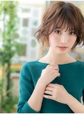 イヤリングカラー韓国風ゆるふわボブパーマh3北浦和30代40代!