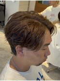 センターパート/ニュアンスパーマ/前下りマッシュ/マッシュ