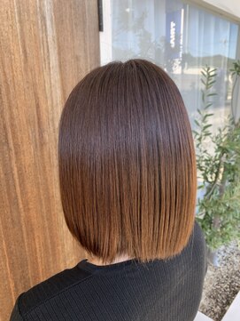 シャポン 艶感抜群♪髪質改善ストレート♪