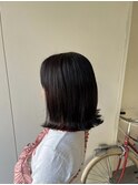 ボブカット+秋カラー