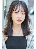 毛先ワンカール×レイヤーカット×小顔カット　20代30代40代