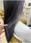 ペールバイオレット【山口市美容室】【山口市インナーカラー】
