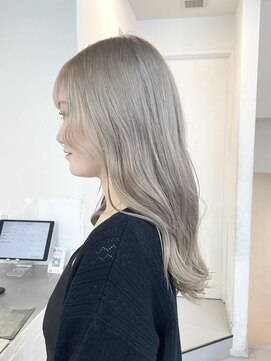 ミーム 原宿 表参道(meme) ◎ブロンドハイトーンカラーデザインカラーアンブレラカラー