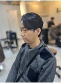 20代30代40代◎MEN'SHAIRブルーブラックビジネスヘア
