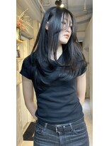 フォート(FORT)&nbsp;レイヤーカット　ネイビーブラック