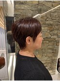 オイルカラー×艶髪ショート