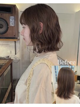 アンプラグド(unplugged) 大人気のニュアンスボブパーマ