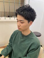 リヤン(Le lien)&nbsp;波巻きツイストスパイラル/刈り上げセンターパート/溝の口