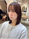◯ ミディアムレイヤーカット/似合わせカット/髪質改善/顔周り4