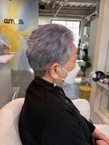 アモア(amoa)&nbsp;大人ショート×ラベンダーグレーカラー