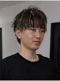 メンズカット 王道マッシュ ハイライト 高松