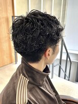 ヘアー アイス 御器所本店(HAIR ICI)&nbsp;大人男性☆刈り上げ清潔感ナチュラル似合わせパーマスタイル