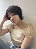 コンパクトウルフボブ