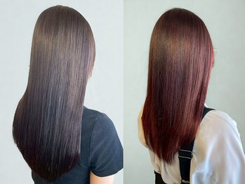 ベルメール ヘアー(Belle mer hair)の写真/福間駅徒歩3分☆技術/仕上がり満足度◎人気の【カット+カラー+髪質改善美容液+トリートメント¥12,000】