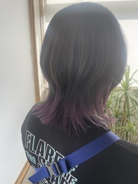 ヘアーディア みどり店(Hair...DiA) レイヤーボブ、インナーカラー
