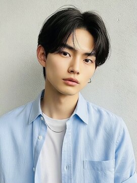 フィルムス 銀座(FILMS) men’s/メンズ/リバースセンターパート/メンズパーマ/銀座
