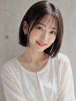 アディ 中野南口店(Addi) 暗髪切りっぱなしボブシースルーバング